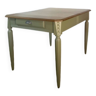 Art Deco table with extension