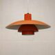 Vintage LOUIS POULSEN PH 4/3 Lamp - 70s Danish Mid Century Modern Pendant