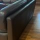 Set of two sofas. High-quality thick bull leather.