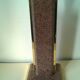 Marble and brass lamp base FEDAM Belgium c.1980