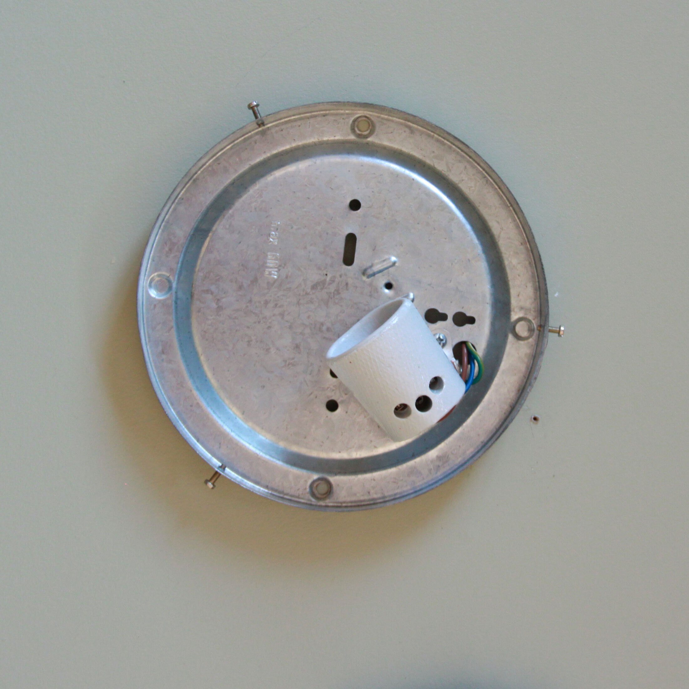 Plafonnier en verre moulé 70 80
