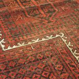 Tapis baloutches traditionnels noués à la main des années 1920
