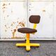 Vintage swivel chair 45 by Ettore Sottsass for Olivetti Synthesis, 1960s.