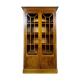 English library in mahogany and clear maple fillets circa 1900-1930