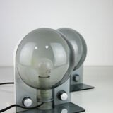 Lampe de table Sirio gris et blanc de Guzzini