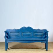 Banc en pin ancien, années 1900