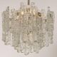 Murano glass ice chandelier by Kalmar, Austria, 1960s