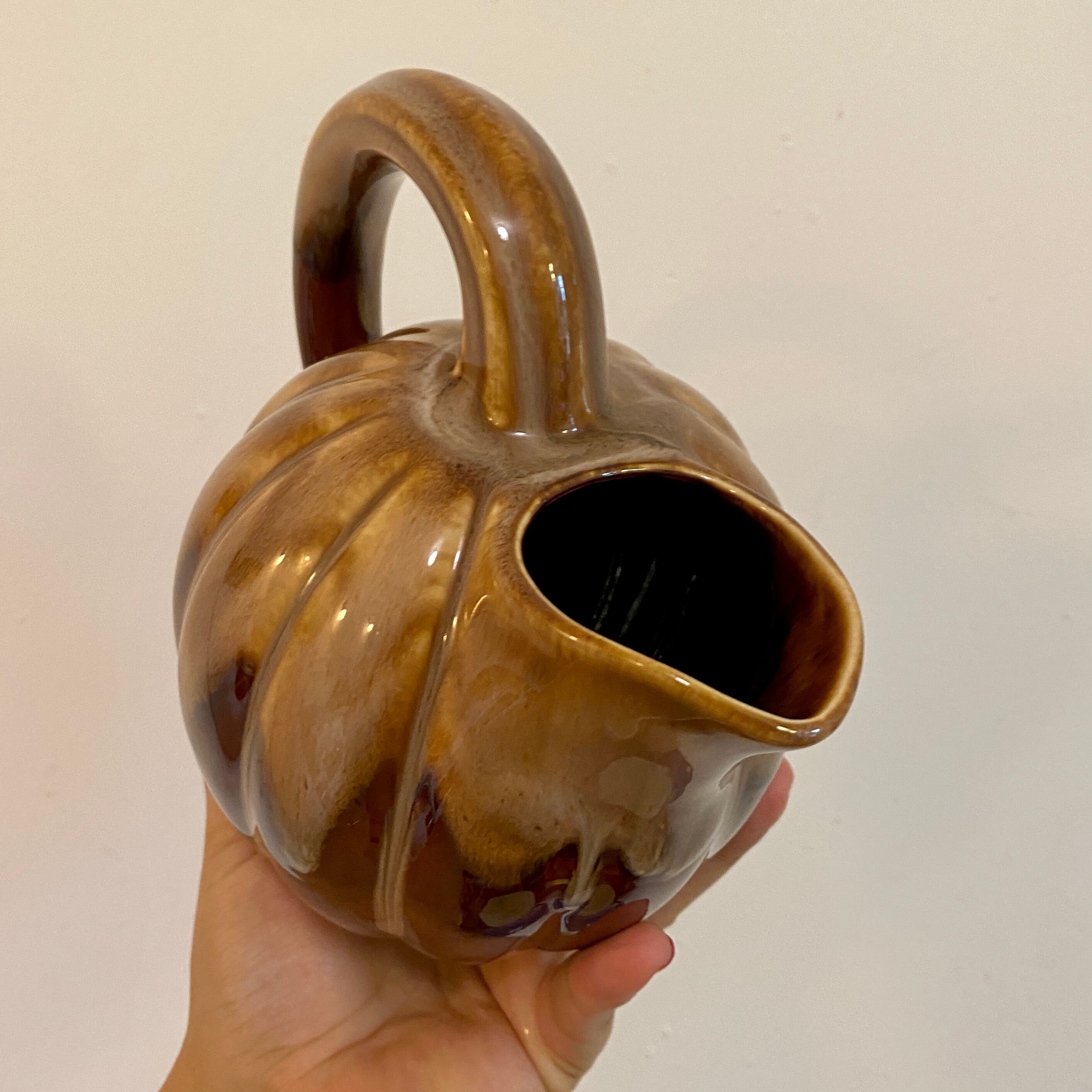 Vintage ceramic melon pitcher