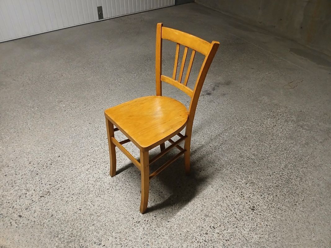 Bureau année 60 + Chaise bistro Luterna
