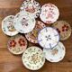 Mismatched antique plates