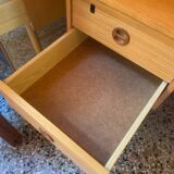 Scandinavian-style desk in light wood