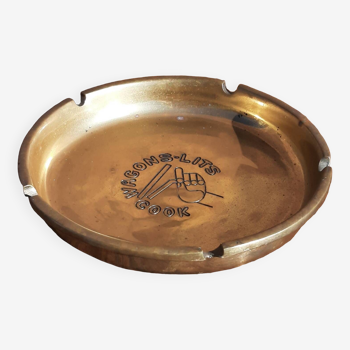 “Wagons-Lits Cook” 1930 bronze ashtray.