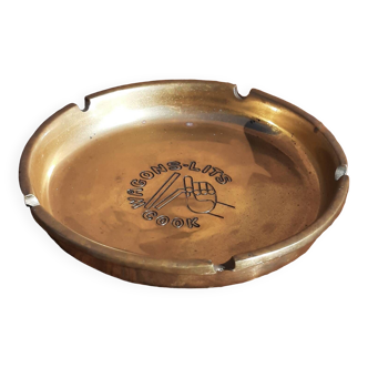 “Wagons-Lits Cook” 1930 bronze ashtray.