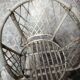 Set living room armchairs sofa, table and seamstress in vintage rattan