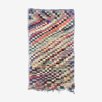 Carpet berbere boucherouite 194x108cm