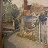 View of a village from the early 20th century by Ebar