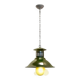 Classic green nautical barn pendant light