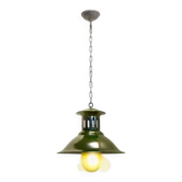 Classic green nautical barn pendant light