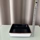 Vintage Ceramic Ashtray / Catchall Tray | Deep Navy Blue & White
