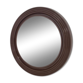 Midcentury Wall Space Age Mirror, Italy, 1970s