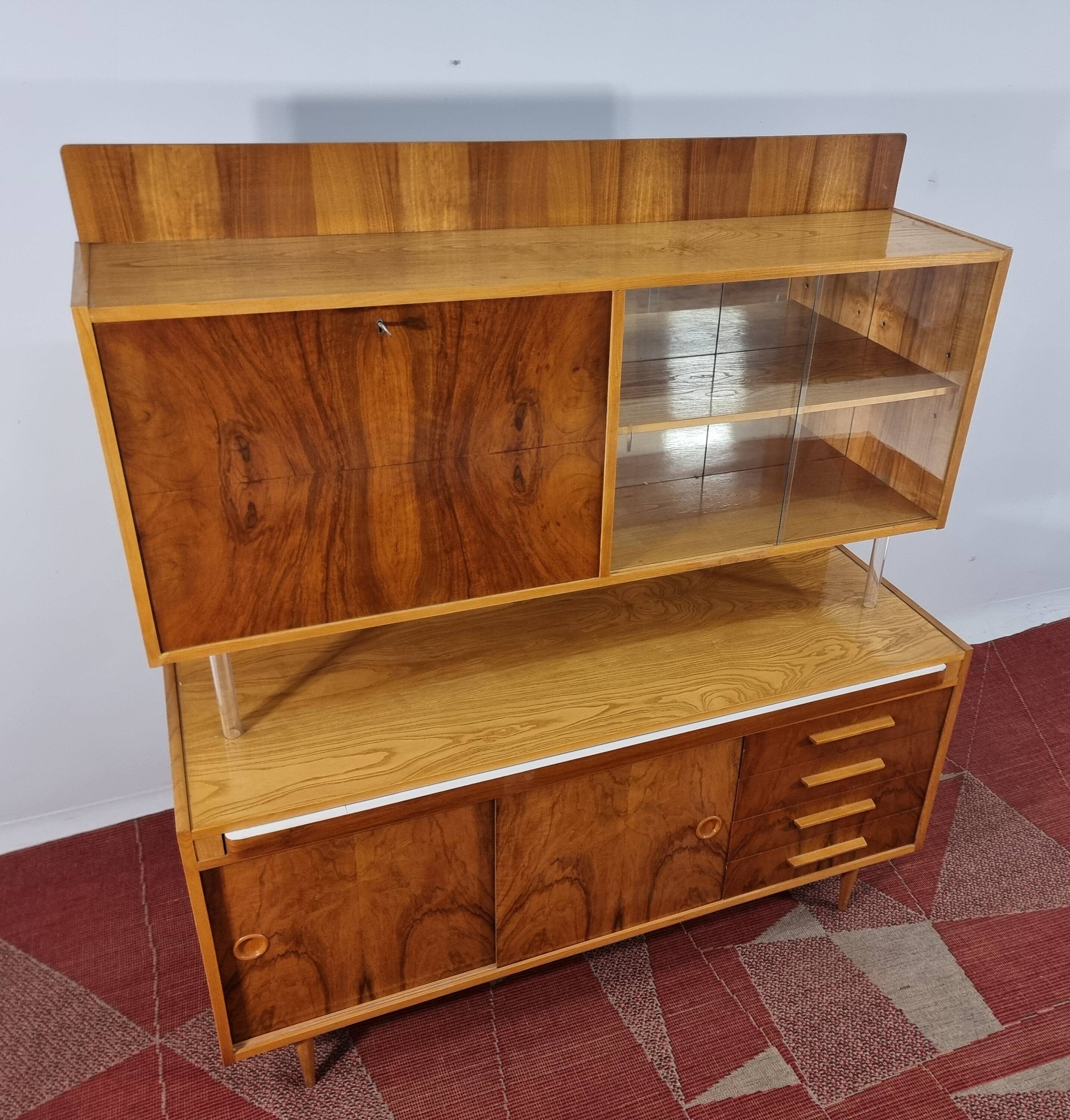 Vintage sideboard and desk, 1970s