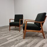 Restored pair of armchairs by Uluv