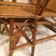 Chaise longue  en rotin milieu 20e siècle