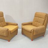 Eastern bloc Vintage armchairs, 1980´s, Czechoslovakia