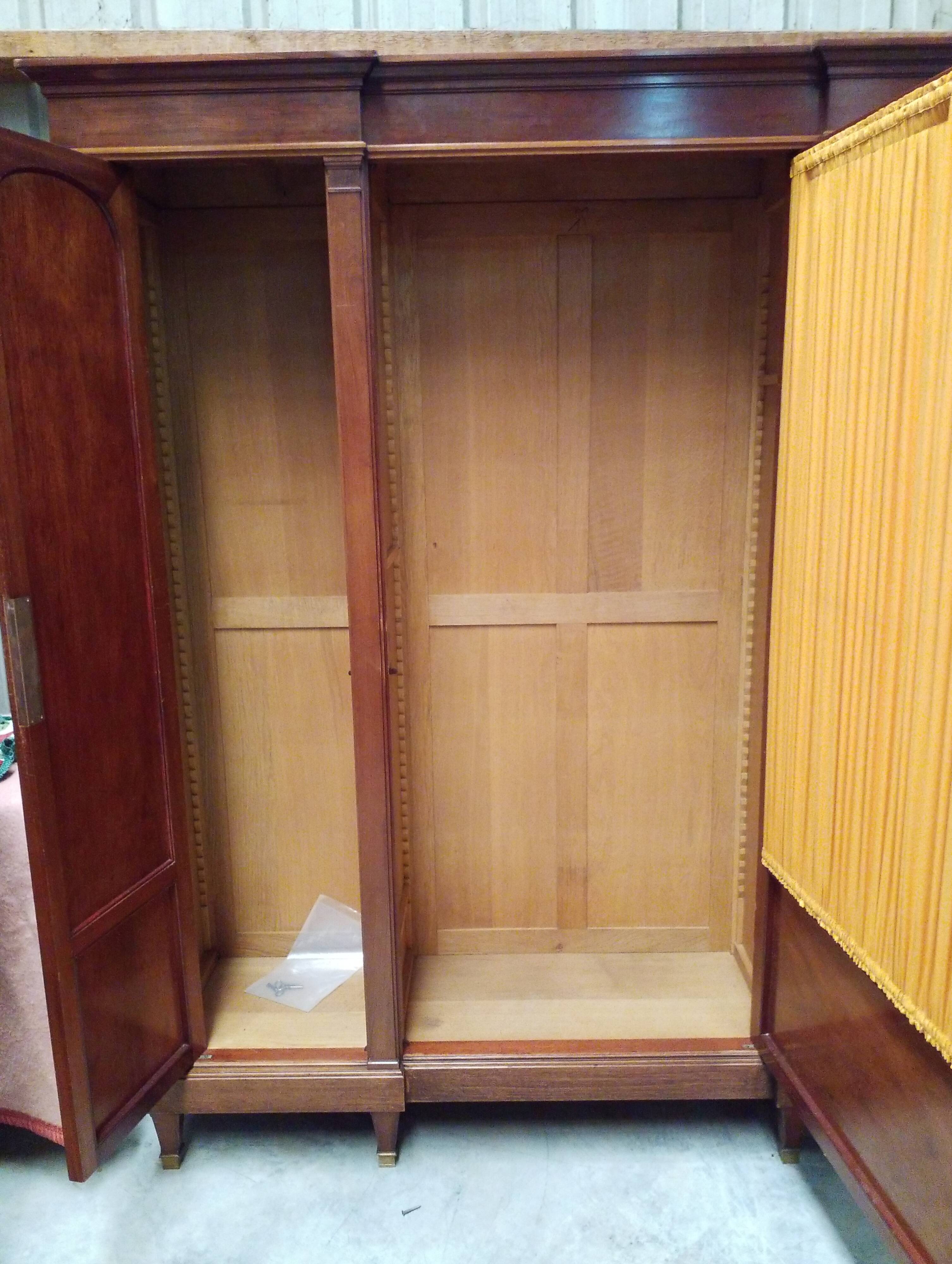 Three-door bookcase