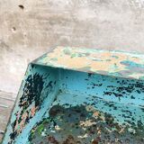 Old cabinet iron sideboard blue