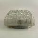 Plafonier flush mount glass space age design 70s