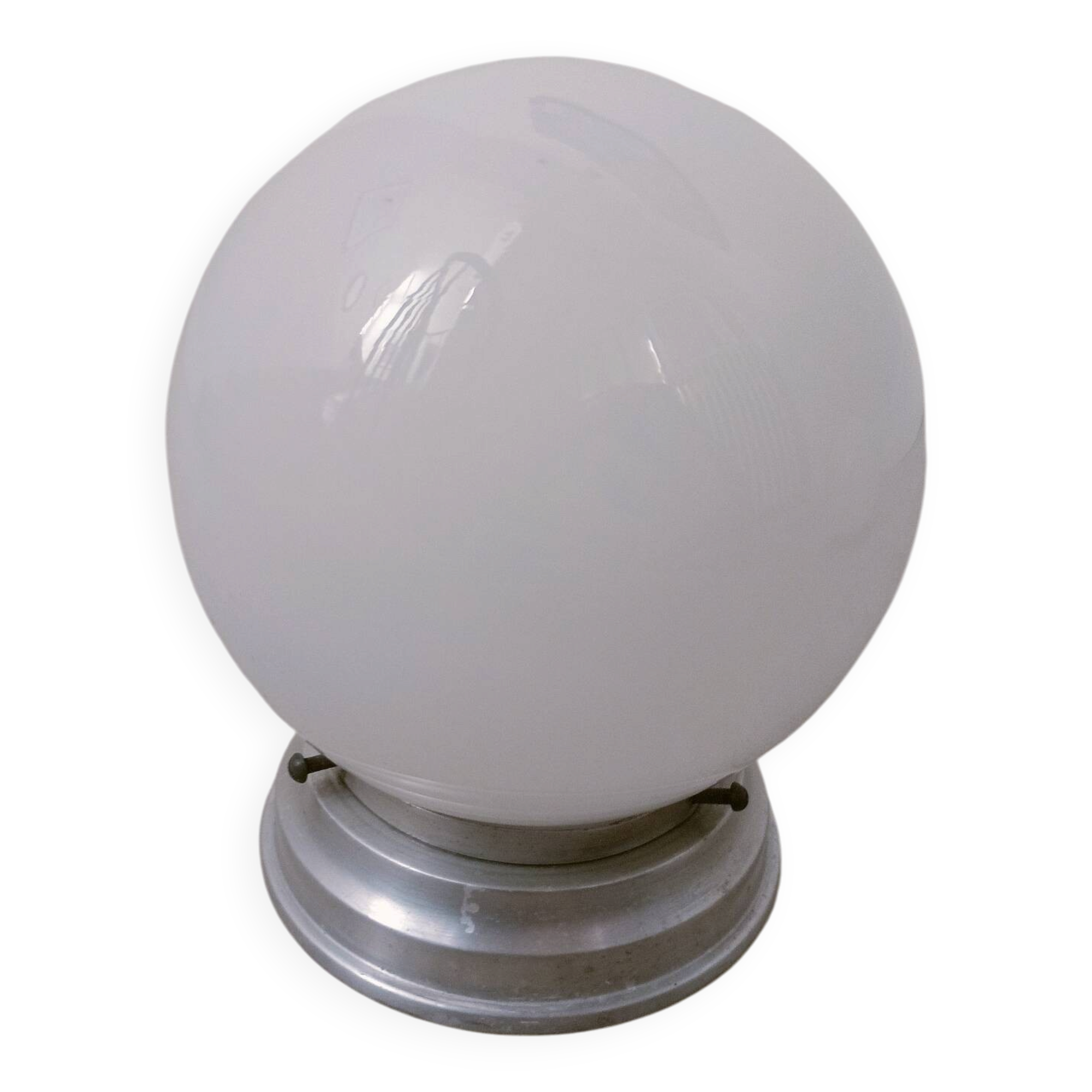 Wall light, opaline ball ceiling light Art Deco