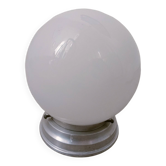 Applique, plafonnier boule opaline Art Déco