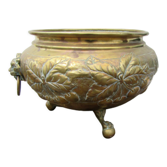 Brass planter