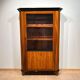 Biedermeier Bookcase in Walnut & Glass, Austria, 1825