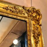 Miroir en bois doré, XIXe siècle