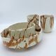 Splashing ceramic soup plate - Tunisian crafts