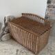 Vintage Rattan Chest Basket