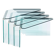Glass & chrome Nesting Tables by Pierangelo Galotti Radice, Italy, 1970s