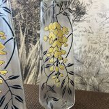 Pair of Flower Vases Signed Jem (legras)