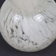 White Murano glass vase, Italy, mouth-blown vintage design