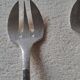 6 silver-plated oyster forks Joseph Buisson Orbrille