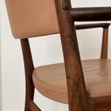 Danish Palisander Armchair Office Chair 1950s
