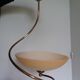 Ceiling lamp suspension brand C.V.L model Cogolin glass and brass