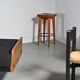 High stool by Christian Durupt, Méribel, circa 1960
