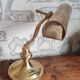 Notary or banker's lamp in brass