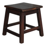 Ancien tabouret bois, tabouret d'appoint, porte-plante