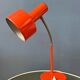 Orange mid-century Hustadt Leuchten desk lamp