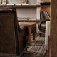 Pair of vintage cognac leather armchairs & solid wood – club/lounge style