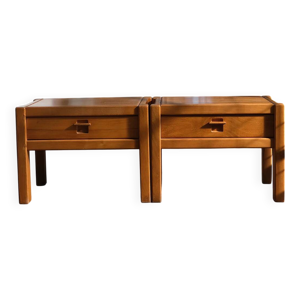 2 tables de chevet en